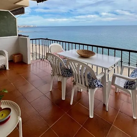 Balcon Sobre El Mar Terraza Vistas 1 Linea Playa * פואנגירולה