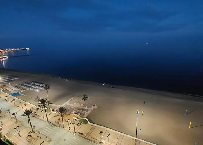 Balcon Sobre El Mar Terraza Vistas 1 Linea Playa فوينخيرولا