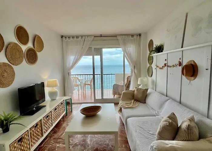 Balcon Sobre El Mar Terraza Vistas 1 Linea Playa شقة