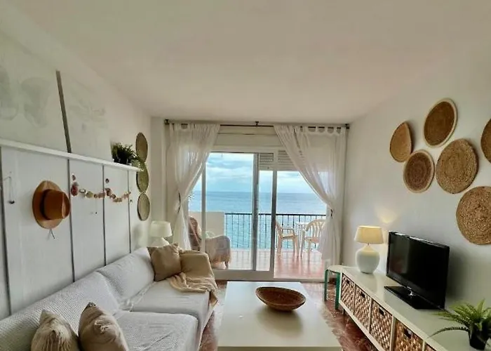 Balcon Sobre El Mar Terraza Vistas 1 Linea Playa فوينخيرولا